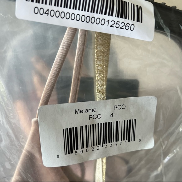 NWT Jenny Yoo Melanie prosecco light pink maxi dress gown size 4 - Picture 4 of 7